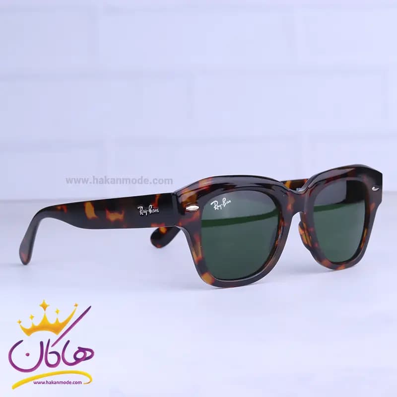 عینک آفتابی زنانه ری بن فریم ویفرر قهوه ای RB 2186N/3 — تصویر ۱۲