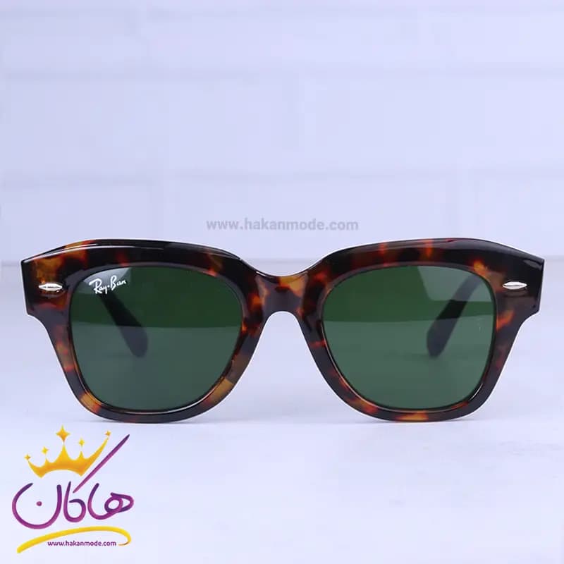 عینک آفتابی زنانه ری بن فریم ویفرر قهوه ای RB 2186N/3 — تصویر ۹