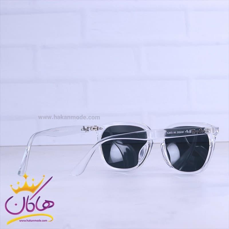 عینک آفتابی زنانه ری بن فریم مربع شیشه ای RB 4362F/1 — تصویر ۳