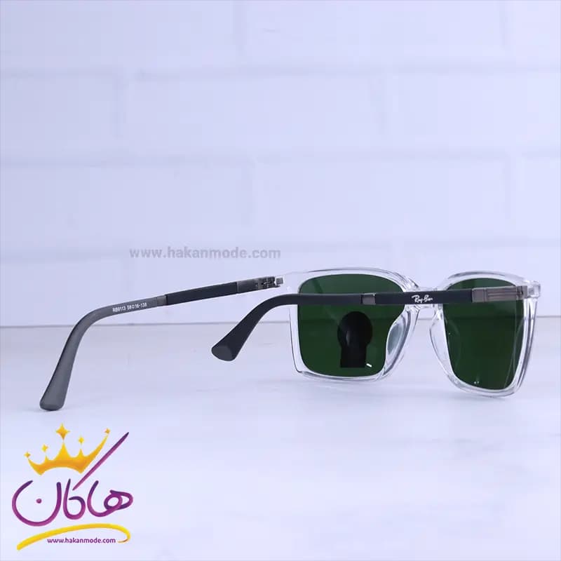 عینک آفتابی مردانه ری بن قاب شیشه ای RB 9113/2 — تصویر ۳