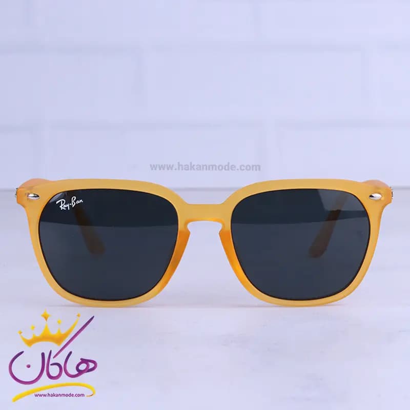 عینک آفتابی زنانه ری بن فریم مربع نارنجی RB 4362/3