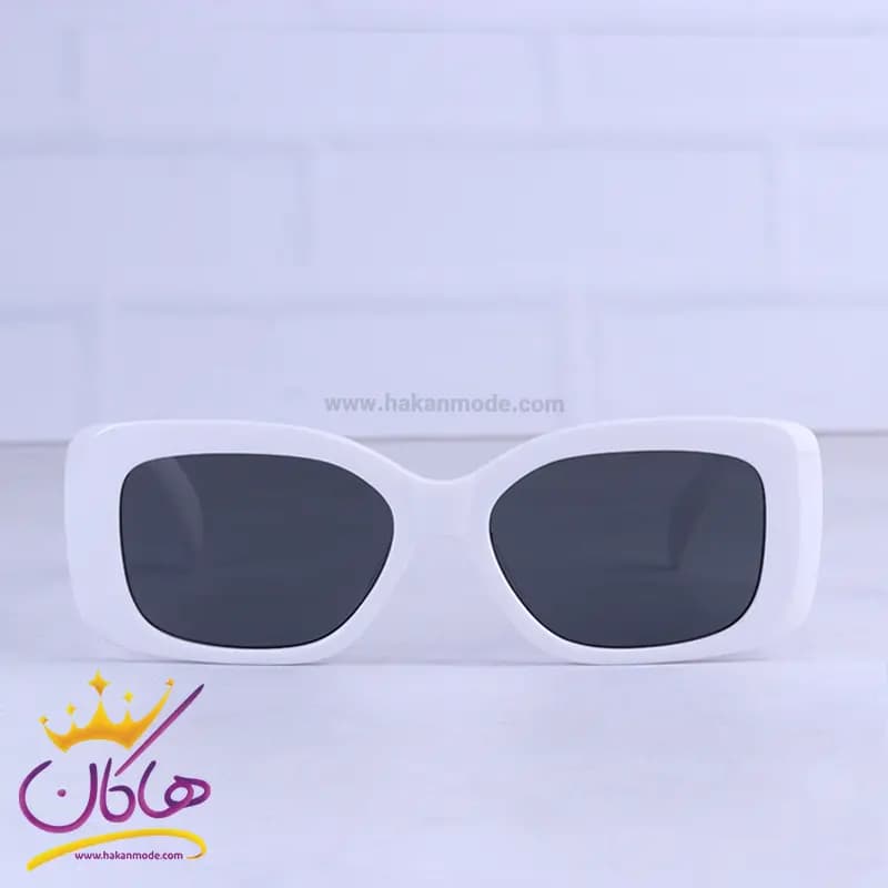 عینک آفتابی سلین زنانه فریم مستطیل سفید 4S282/1