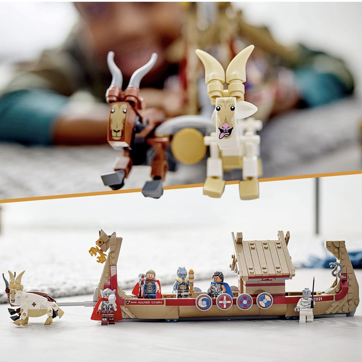 لگو مدل لگو کشتی وایکینگ ثور lego Viking Boat Thor 76208 — تصویر ۸