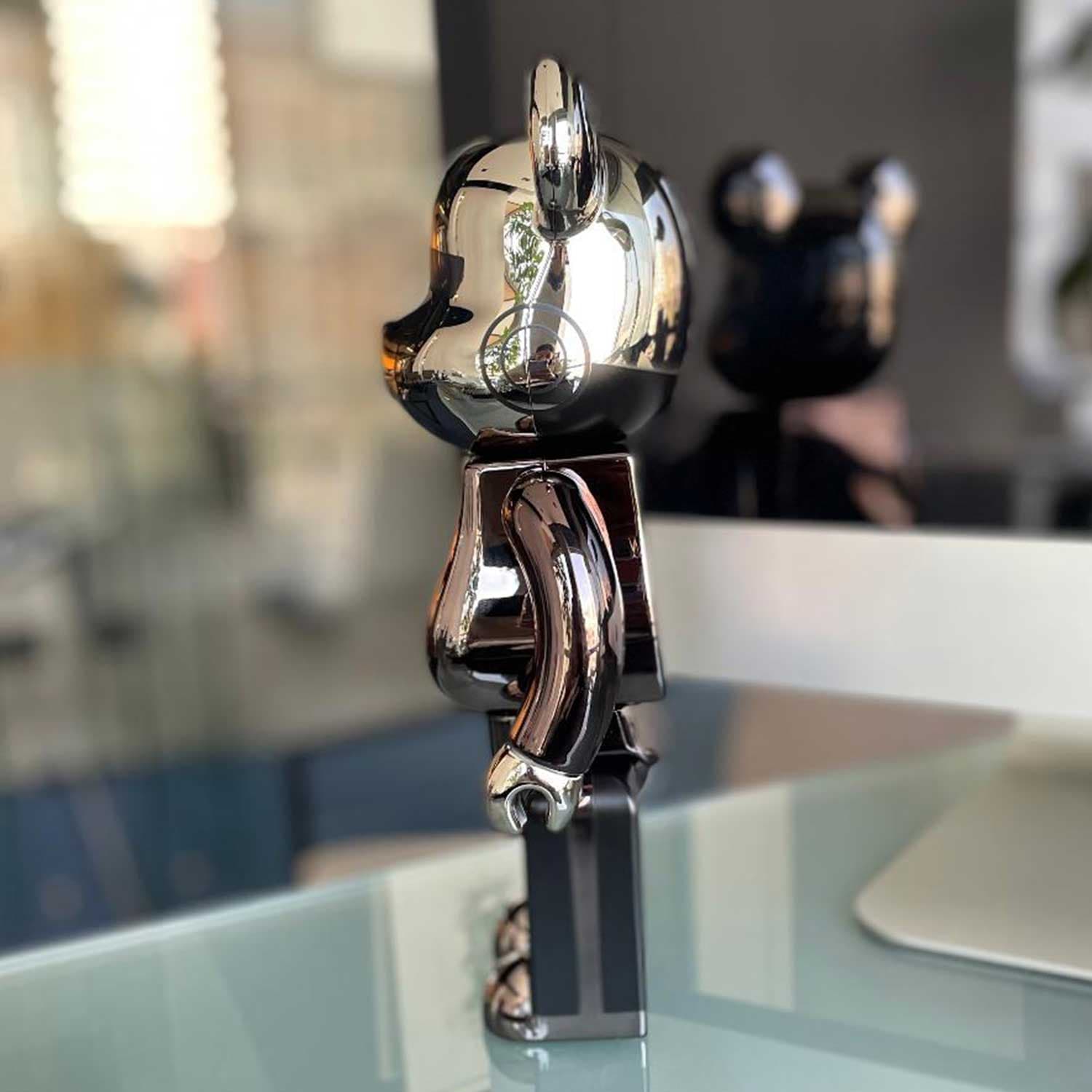 فیگور مدل Bearbrick daft punk silver — تصویر ۵