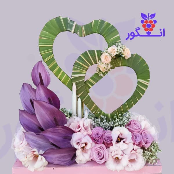 باکس گل تمنای وصال (لاکچری و طرح جدید)