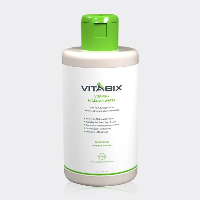میسلار واتر ویتامینه پوست چرب و مختلط ویتابیکس Witabix Vitamin Plus Oily & Combination Skin Micellar water 250ml