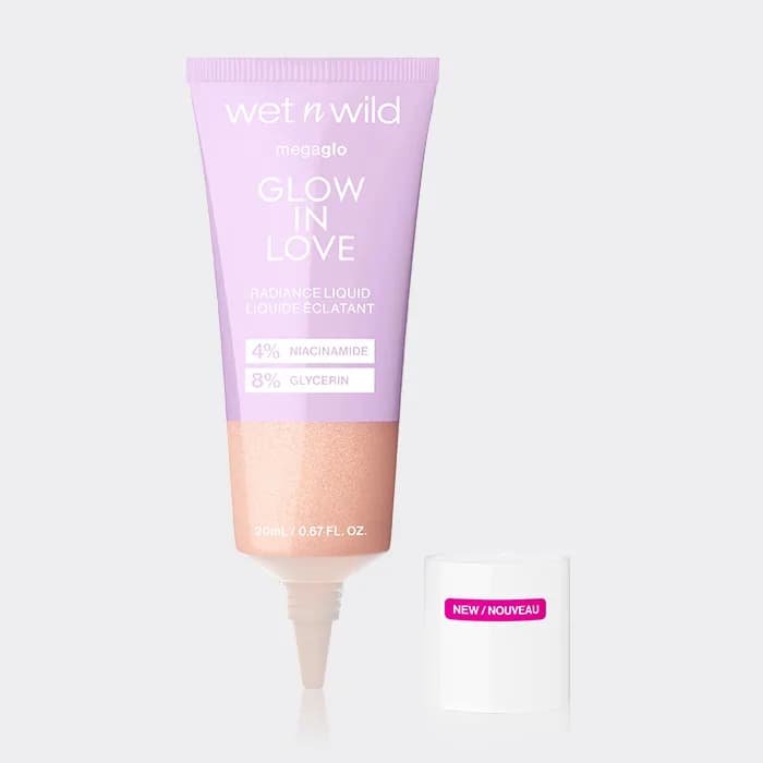 هایلایتر مایع گلو این لاو وت اند وایلد Wet n Wild Megaglo Glow In Love Radiance Liquid 20ml — تصویر ۲