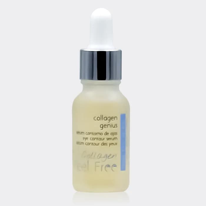 سرم سفت کننده دور چشم کلاژن فیل فری Feel Free Collagen Genius Eye Contour Serum 15ml