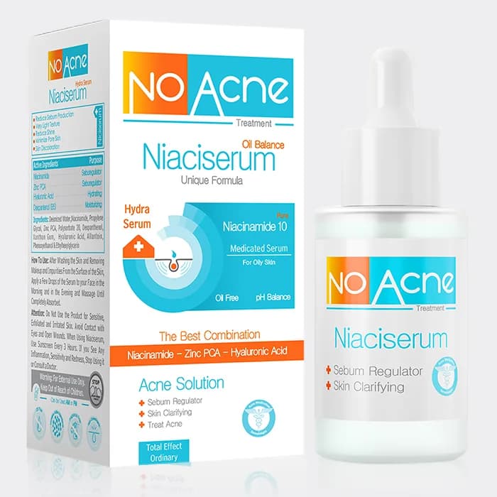 سرم نیاسینامید نوآکنه No Acne Niaciserum 30ml — تصویر ۲