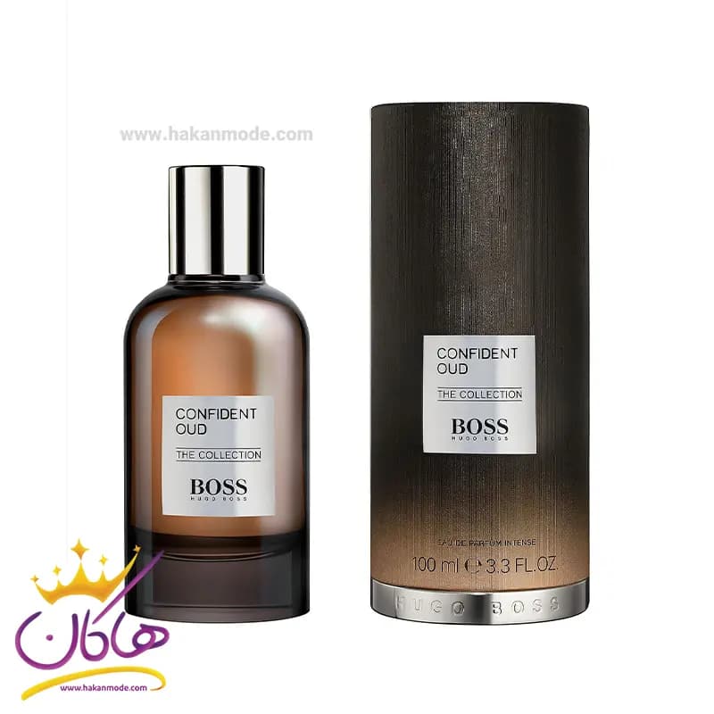 عطر ادکلن هوگو بوس د کالکشن کانفیدنت عود اینتنس مردانه