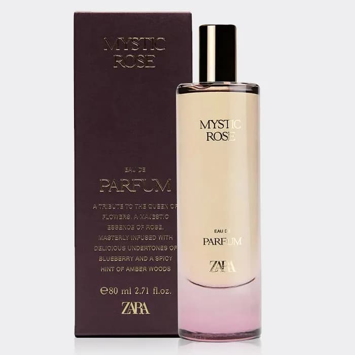 ادو پرفیوم زنانه زارا میستیک رز ZARA MYSTIC ROSE EAU DE PARFUM 80ML — تصویر ۲