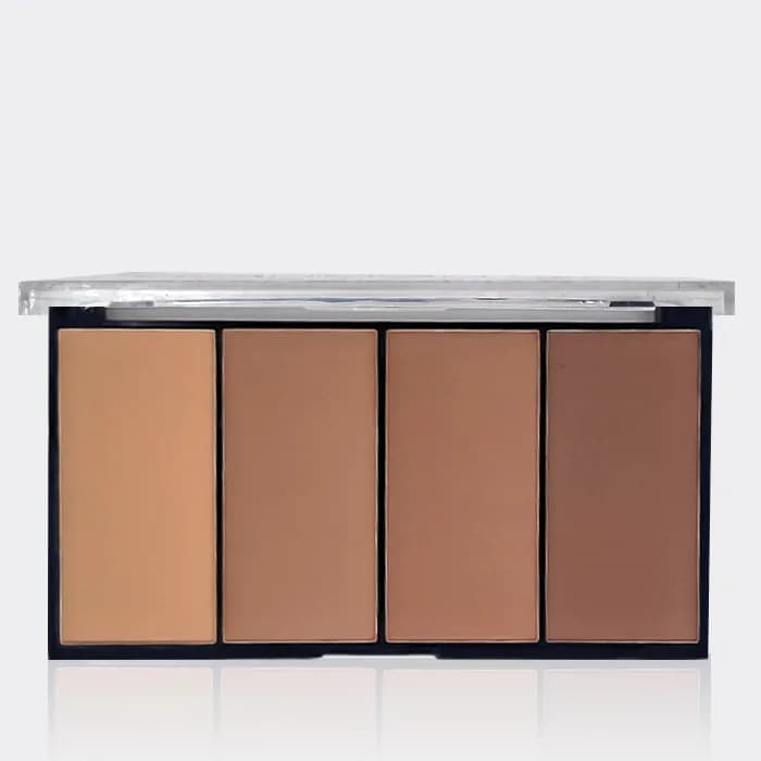 پالت کانتور کانسیلر خشک بیو استار Bio Star 4 Color Highlighter contour Powder 14gr
