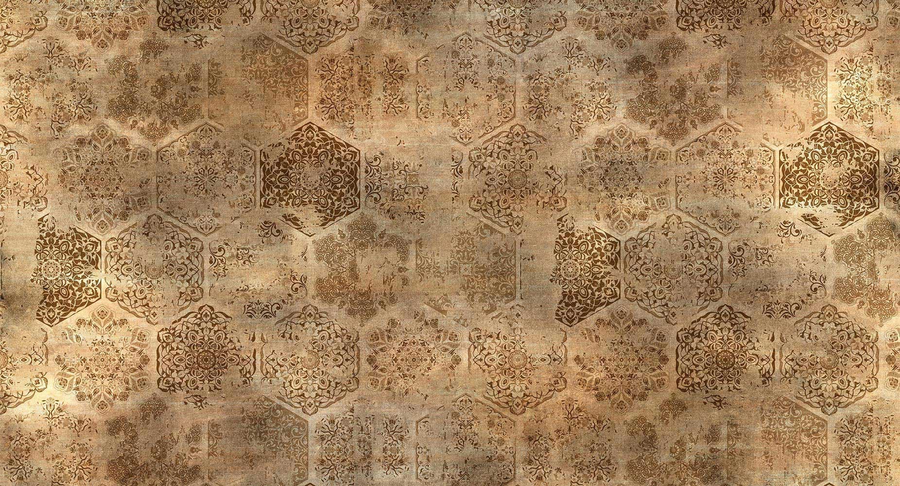 کاغذ دیواری طرح پتینه لاکچری M11023410 — تصویر ۵