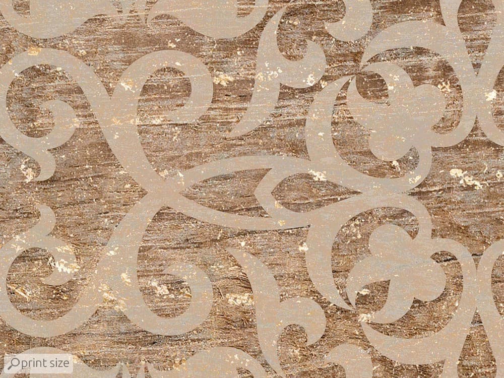 کاغذ دیواری طرح پتینه سنتی M11022800 — تصویر ۴