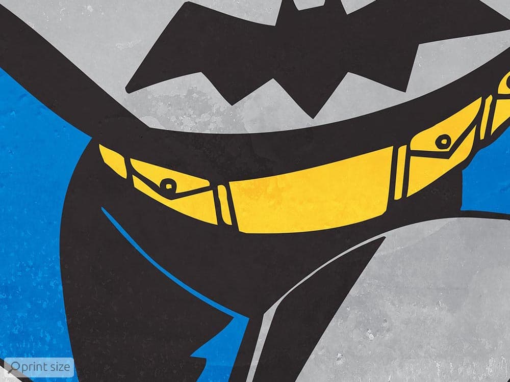پوستر دیواری پسرانه طرح بتمن M11018330 — تصویر ۲