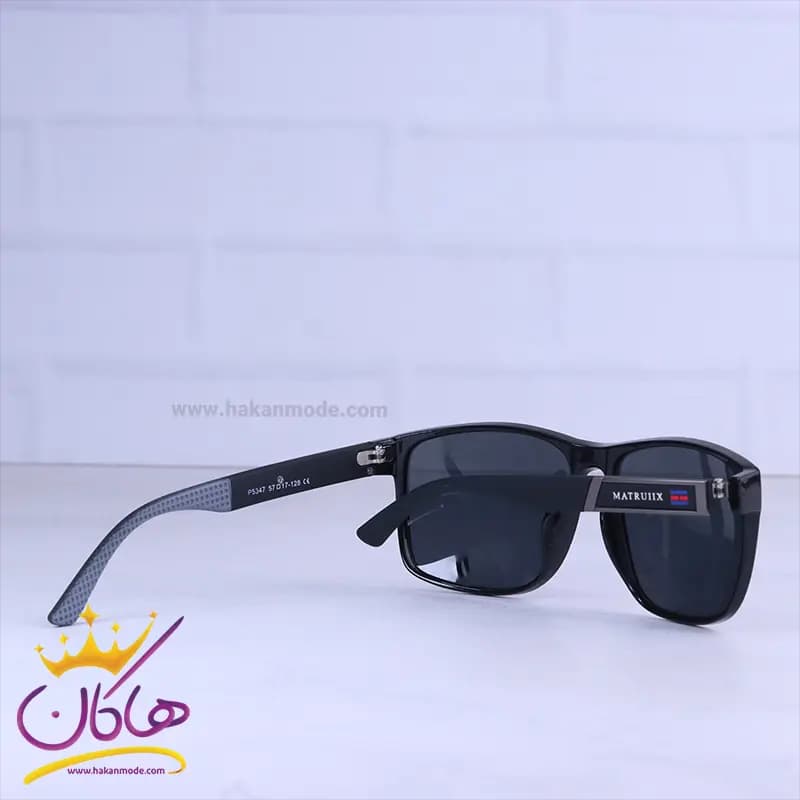 عینک آفتابی ماتریکس مردانه مشکی پلاریزه P 5347/3 — تصویر ۳