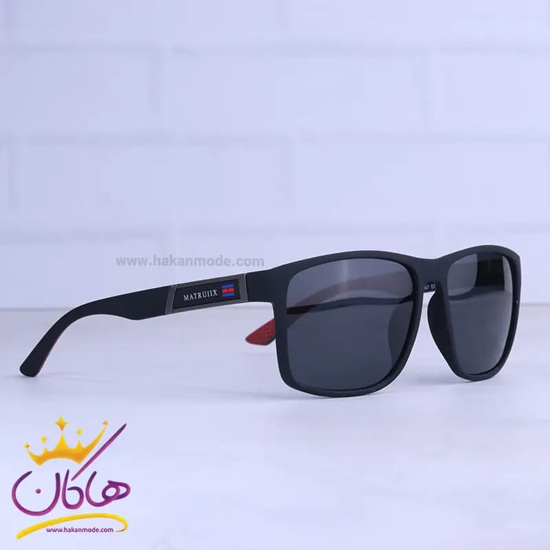 عینک آفتابی ماتریکس مردانه مشکی پلاریزه P 5347/2 — تصویر ۳
