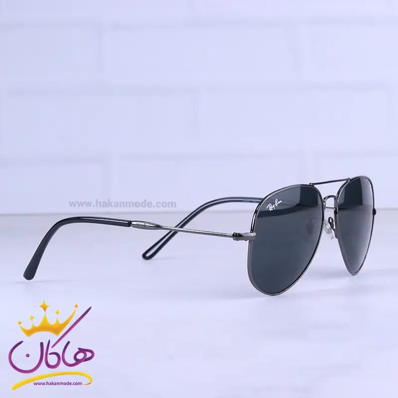 عینک آفتابی ری بن فراری مردانه فریم خلبانی مشکی 23001/1 — تصویر ۴