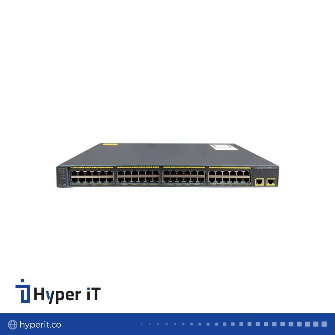سوئیچ سیسکو مدل WS-C2960-48TC-L ریفر(Refurbished)