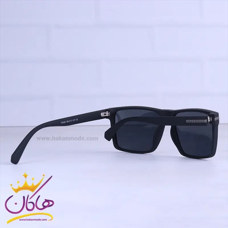 عینک آفتابی ماتریکس مردانه فریم مربع مشکی p 5383/1 — تصویر ۳
