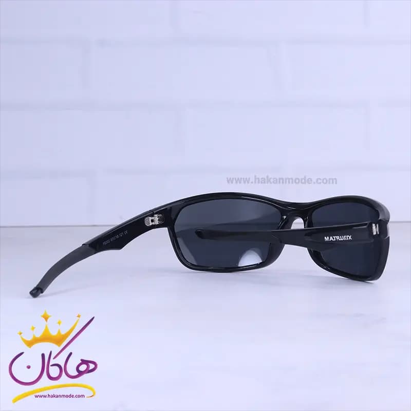 عینک آفتابی ماتریکس مردانه فریم مستطیل مشکی P 5302/1 — تصویر ۳