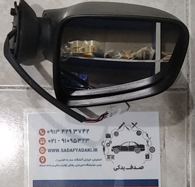آینه ساندرو L90 طرح جدید سمت راست نقره ای IPNC