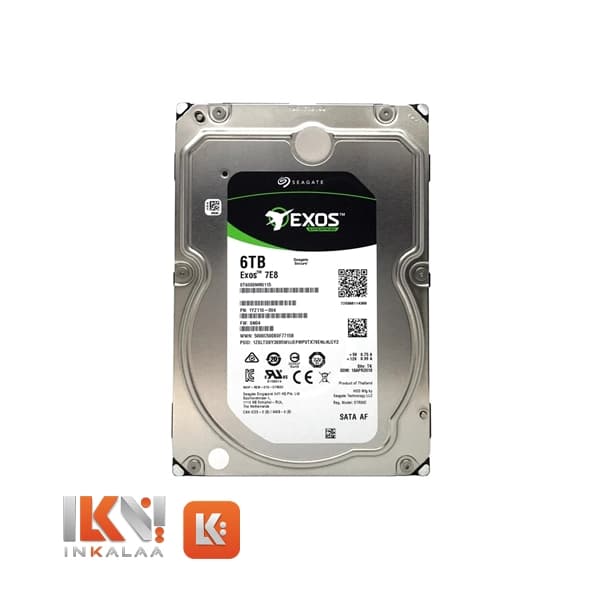 هارد سیگیت سری Exos 7E8 مدل ST6000NM018B SAS ظرفیت 6TB