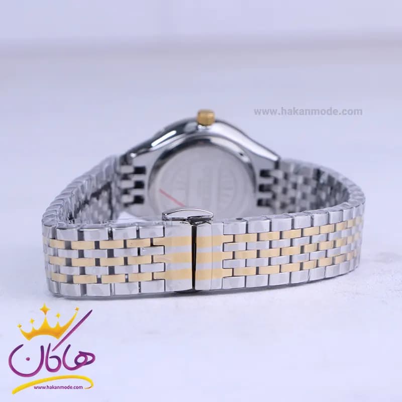 ساعت مچی سیتیزن زنانه فلزی نقره ای طلایی صفحه سبز 3325/5 — تصویر ۳