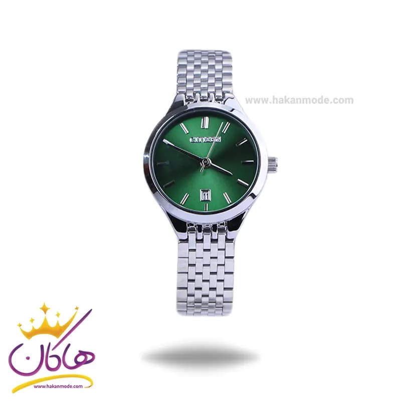 ساعت مچی سیتیزن زنانه فلزی نقره ای صفحه سبز 3325/6