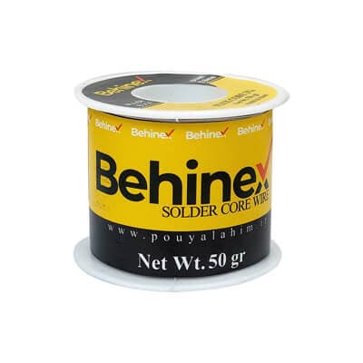 سیم لحیم بهینکس 50 گرمی با قطر 0.8mm