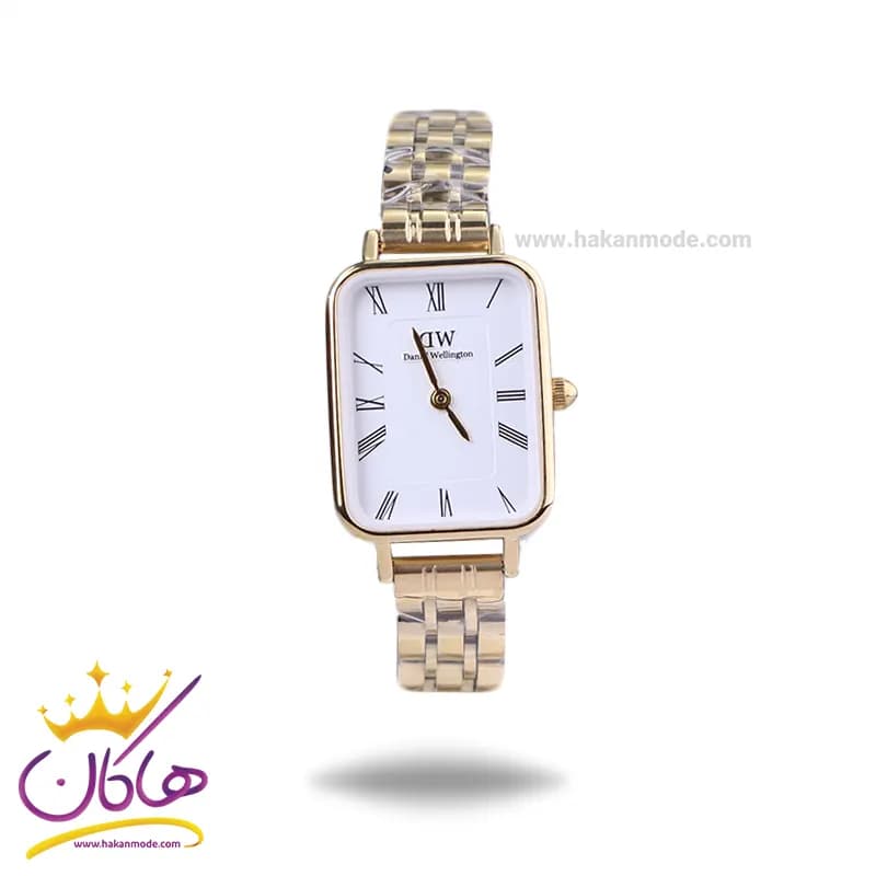 ساعت مچی دنیل ولینگتون زنانه فلزی طلایی صفحه مشکی K26MR001/8 — تصویر ۷