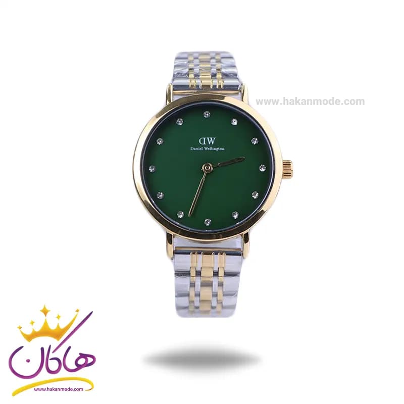ساعت مچی دنیل ولینگتون زنانه فلزی صفحه سبز 6020/4