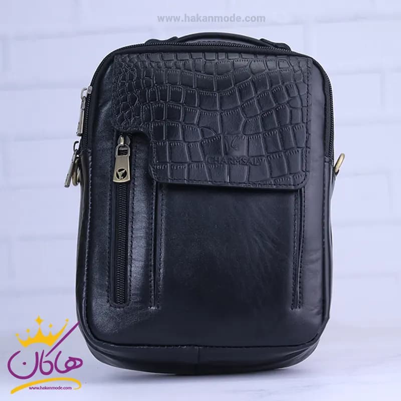 کیف دوشی چرم پوست ماری چرمسال کد 630 — تصویر ۸
