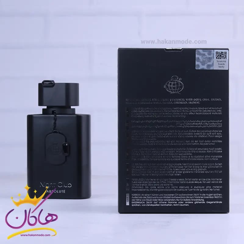 ادکلن فراگرنس مردانه نایت کلاب ابسولوت مدل کرید اونتوس ابسولو 100 میل — تصویر ۳
