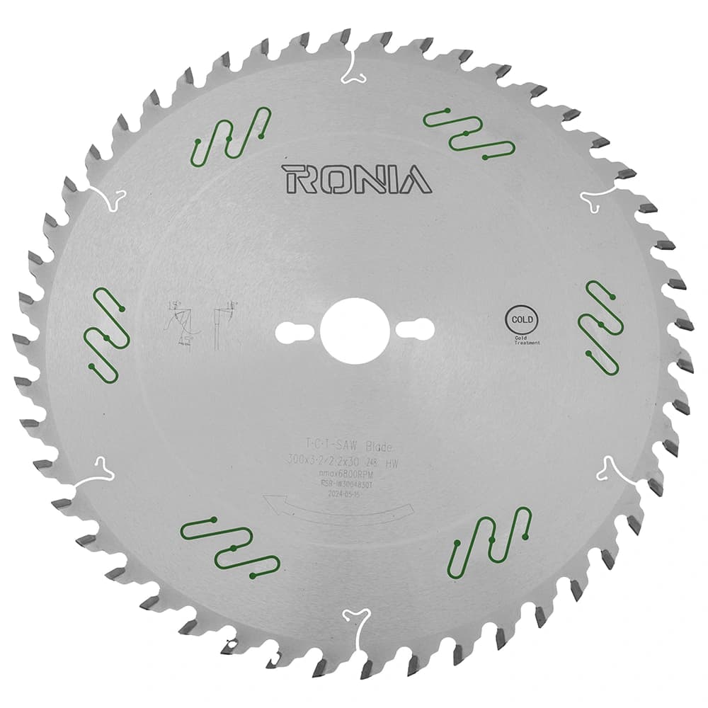 تیغ اره رونیا RSB-IW3004830T چوب بر ۳۰۰ میلیمتر ۴۸ دندانه