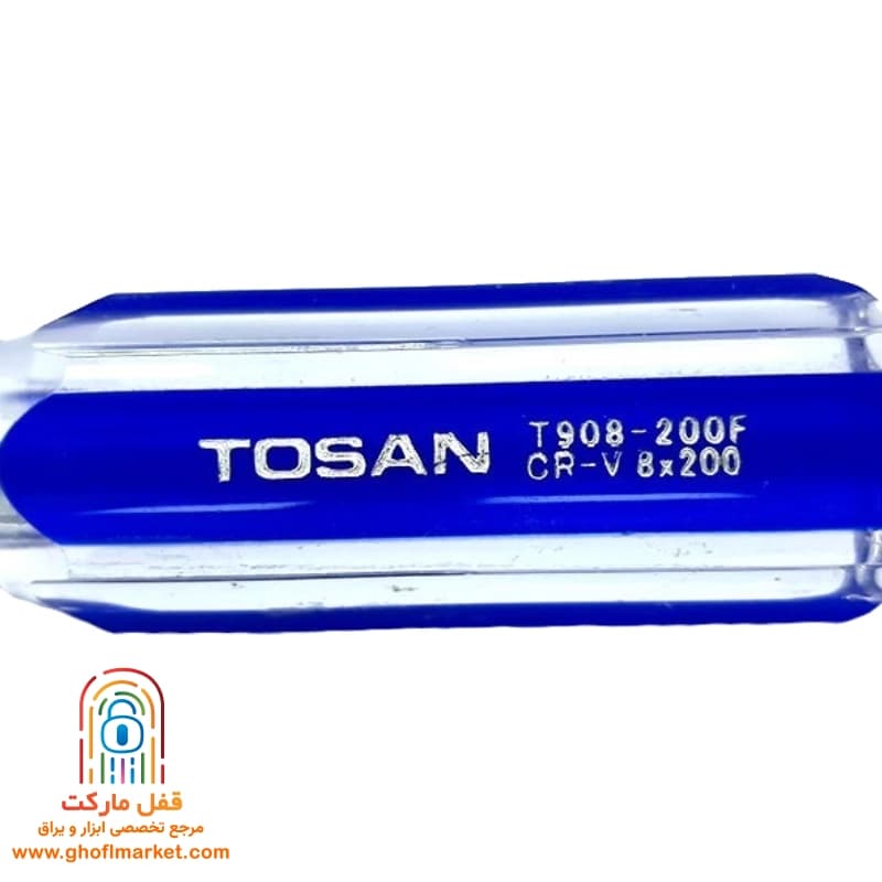 پیچ گوشتی دوسو دسته کریستالی توسن مدل T908N-200F — تصویر ۲