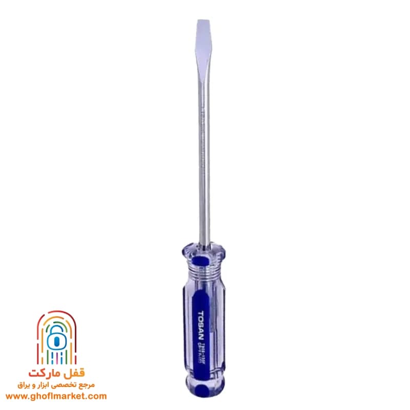 پیچ گوشتی دوسو 100×6 دسته کریستالی توسن مدل T906N-100F — تصویر ۲