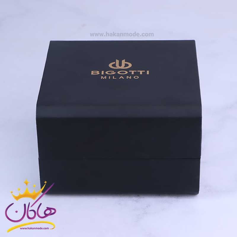 ساعت مچی بیگوتی مردانه کرنوگراف بند فلزی و چرم BG.1.10570-3E — تصویر ۳