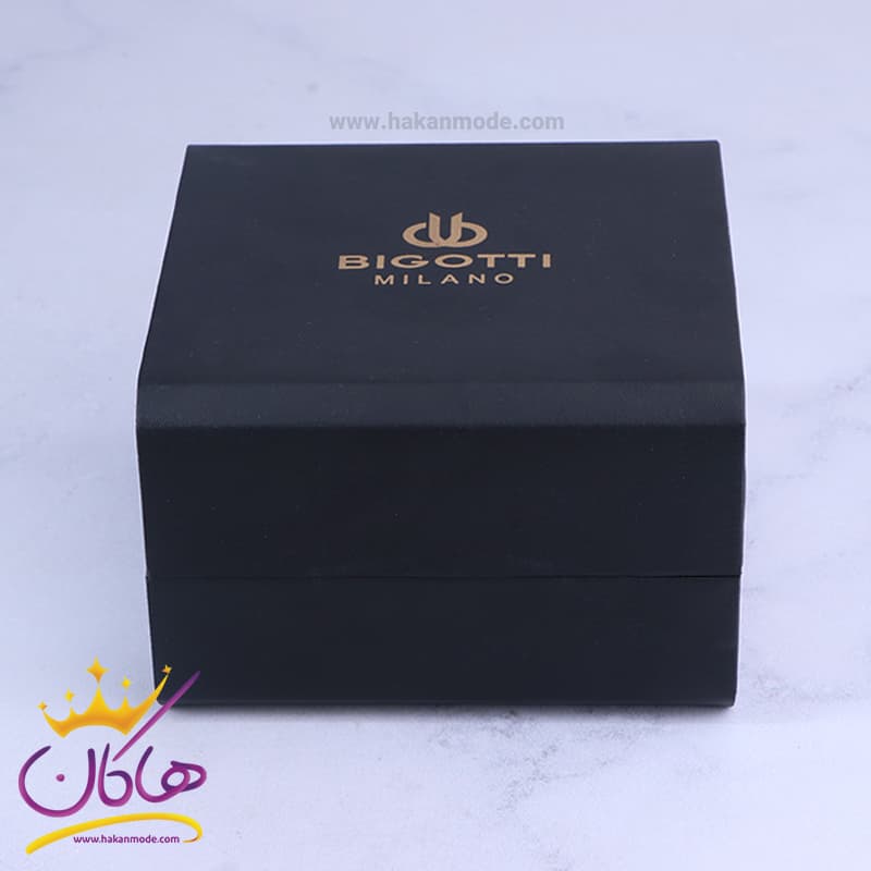 ساعت مچی بیگوتی مردانه کرنوگراف بند فلزی و چرم BG.1.10570-4E — تصویر ۶