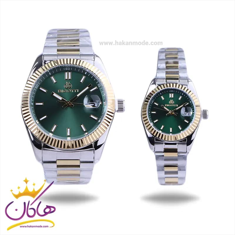 ساعت مچی ست بیگوتی استیل صفحه سبز BG.1.10640-4