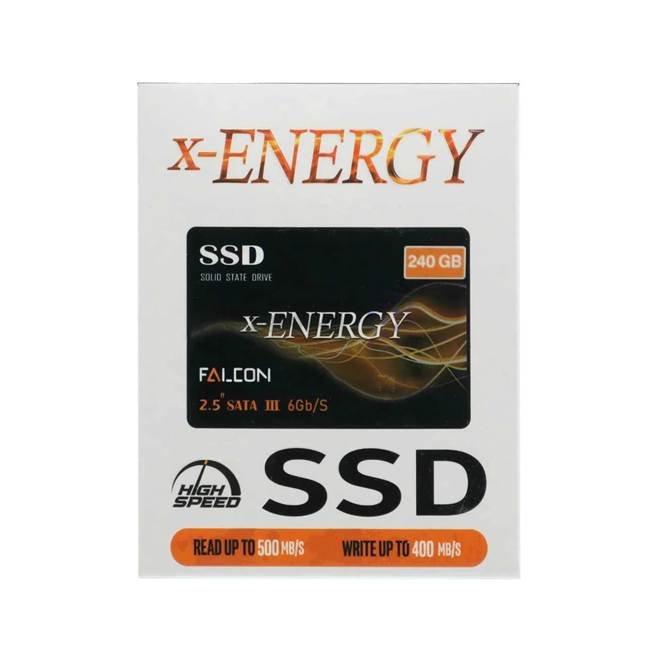 هارد X-ENERGY SSD مدل Falcon ظرفیت 240GB – مشکی(گارانتی 18 ماهه IPM) — تصویر ۴
