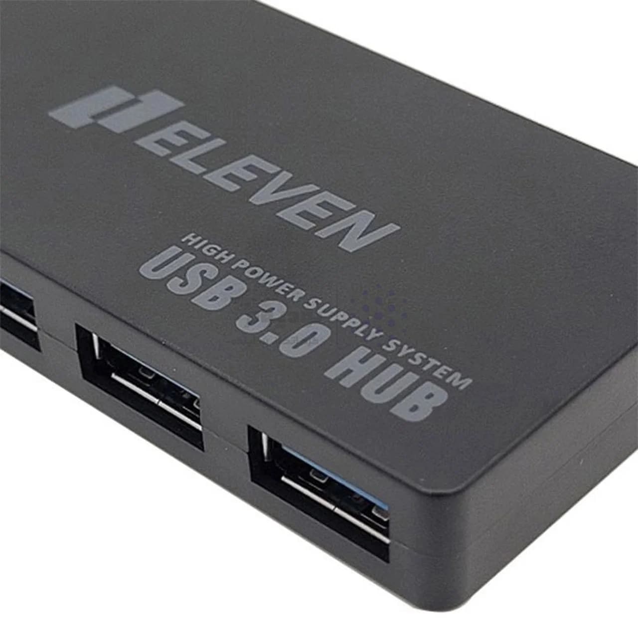 هاب 4 پورت Eleven USB3.0 مدل H301 – مشکی (گارانتی یکساله شرکتی) — تصویر ۳