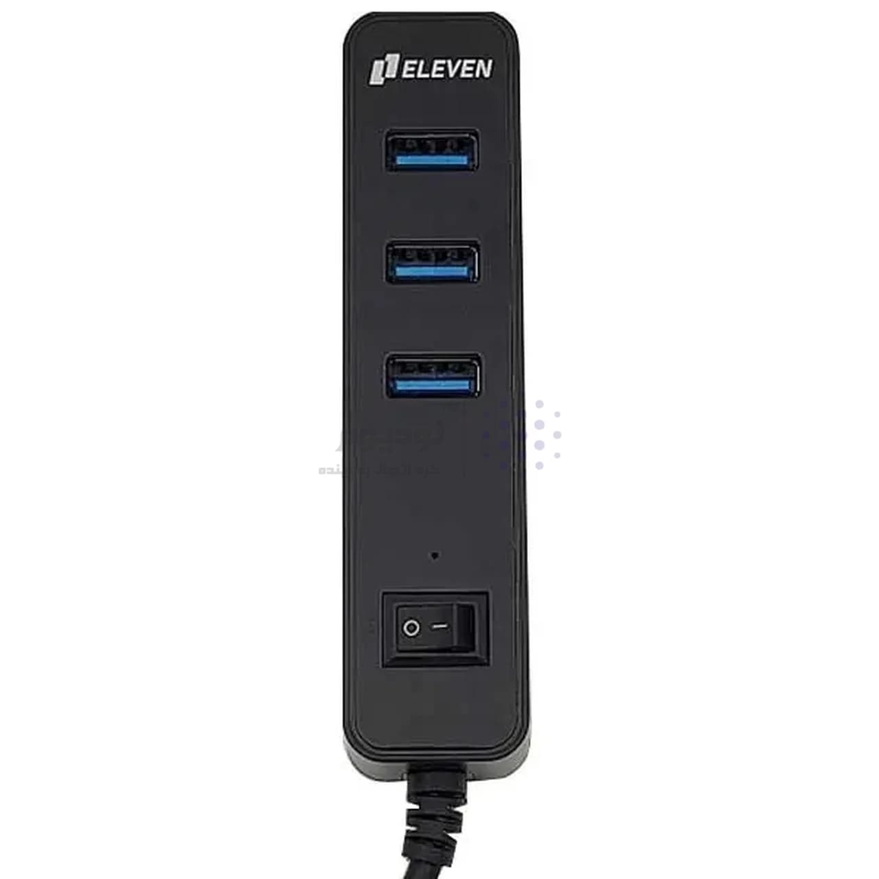 هاب 4 پورت Eleven USB3.0 مدل H302 – مشکی (گارانتی یکساله شرکتی) — تصویر ۳