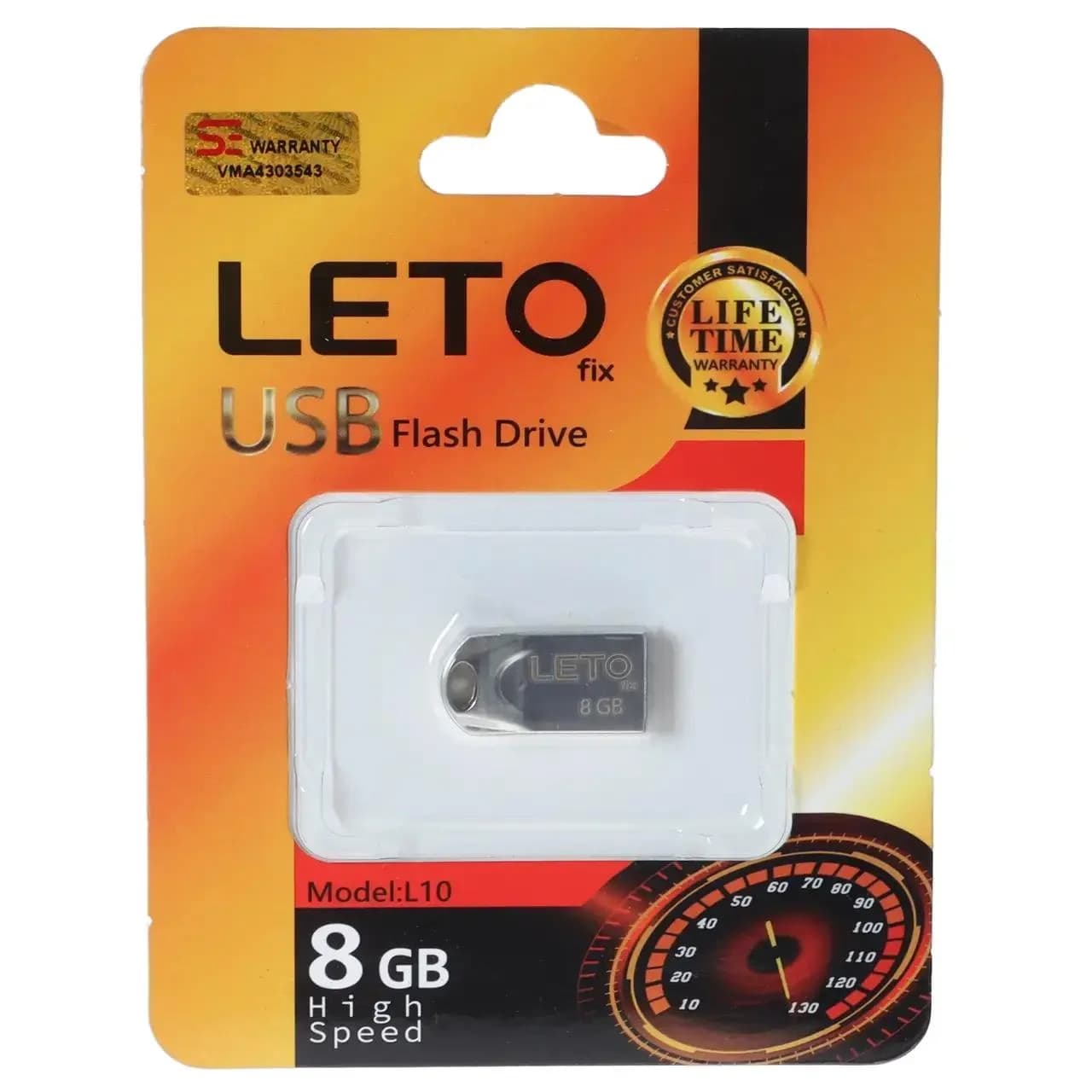 فلش مموری Leto Fix مدل L10 USB2.0 ظرفیت 8GB – نقره ای