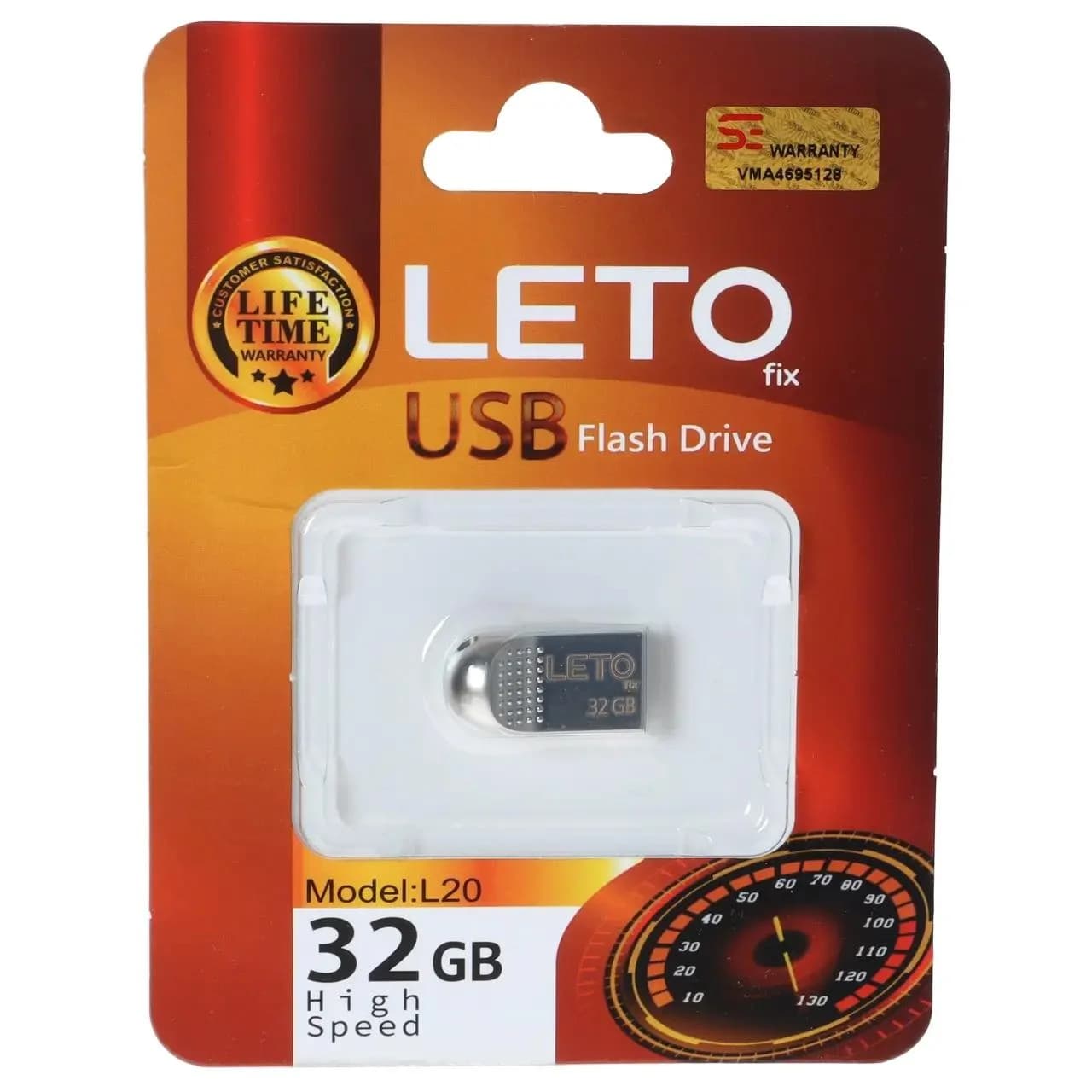 فلش مموری Leto Fix مدل L20 USB2.0 ظرفیت 32GB – نقره ای