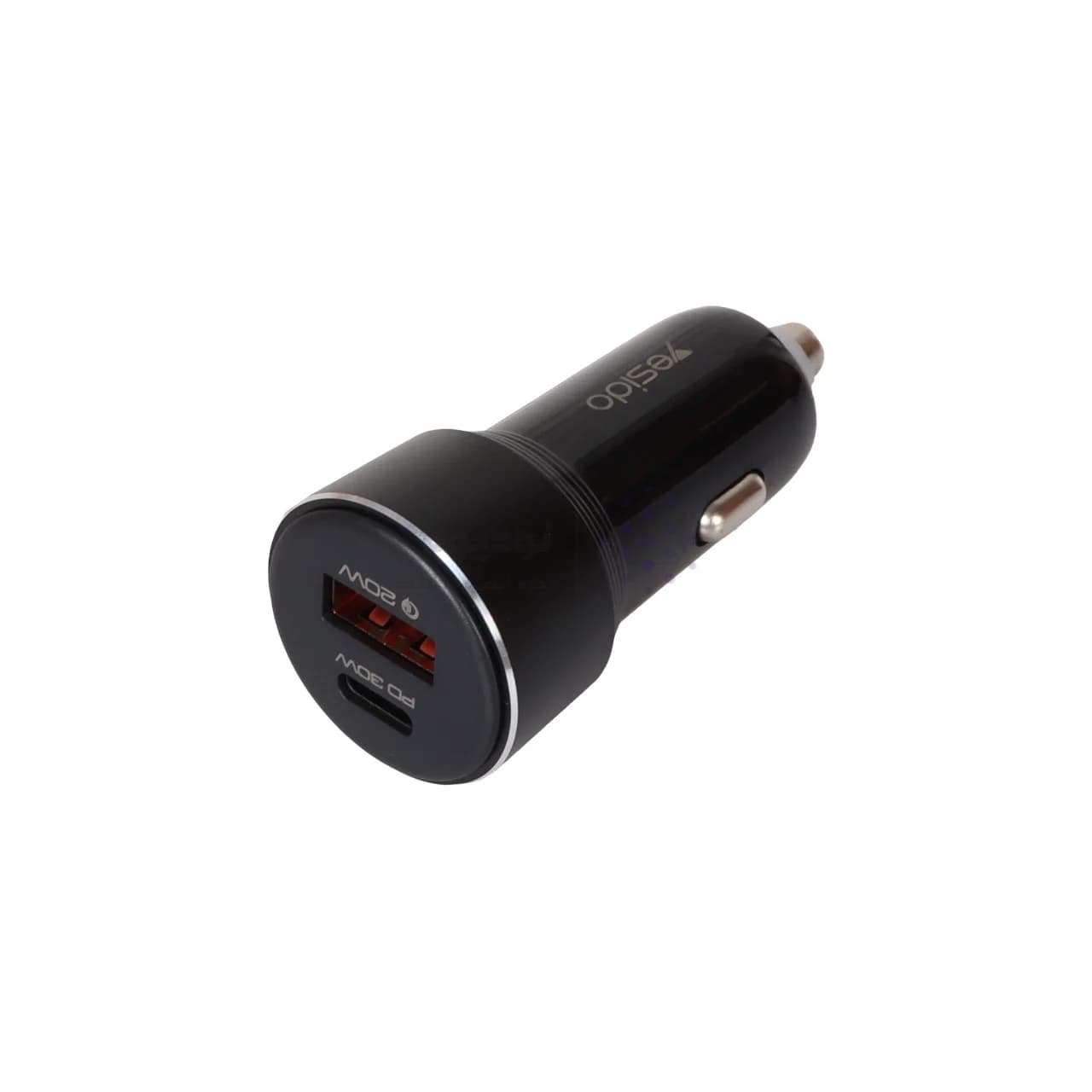 شارژر فندکی PD و فست دو پورت Yesido مدل Y64 50W – مشکی (گارانتی 18 ماه تعویض نیکان همراه) — تصویر ۳