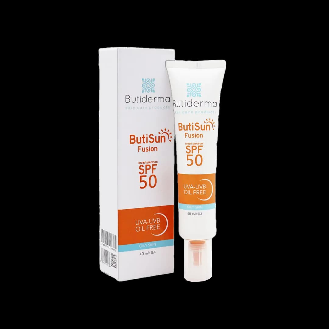 کرم ضد آفتاب بر پایه آب فیوژن SPF50 بیوتی درما