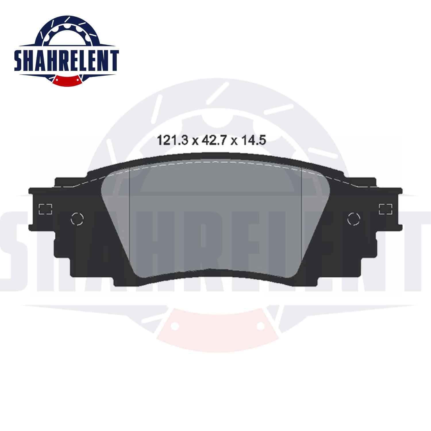 لنت ترمز عقب تویوتا CHR برند اصلی تویوتا (GENUINE PARTS) — تصویر ۳
