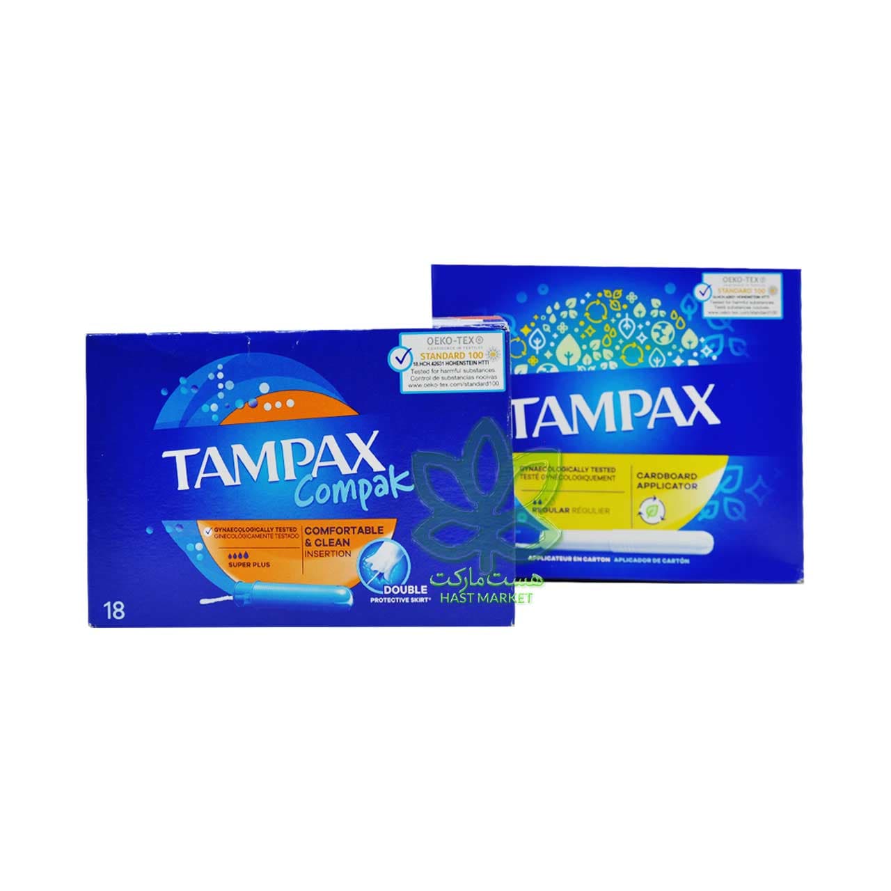 تامپون با جذب متوسط ( دوران قاعدگی سبک ) 20 عدد تامپکس – tampax — تصویر ۳