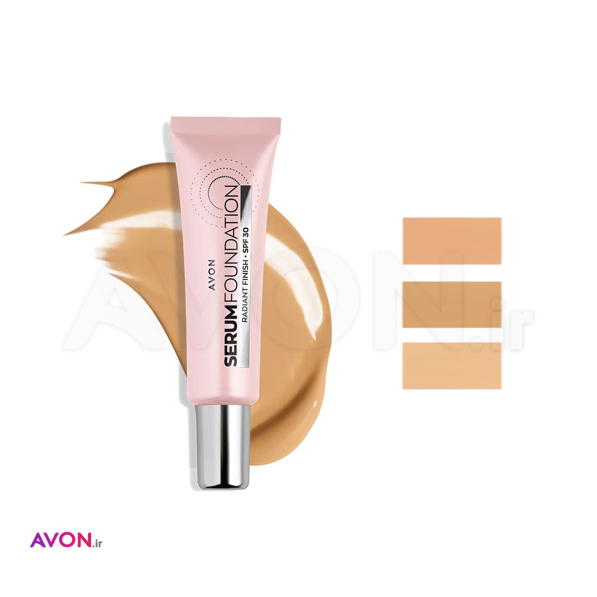 سرم کرم پودر Spf 30 آون مدل Radiant Finish حجم 30 میل